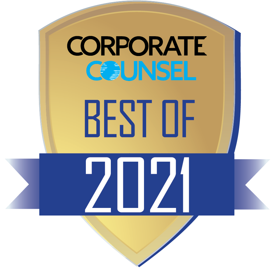 Corporate Counsel Best of 2021 Award